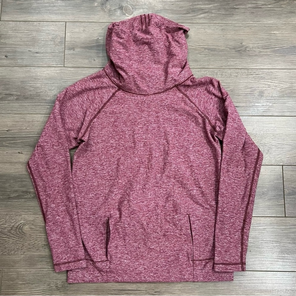 Lululemon Make A Move Long Sleeve Rulu Heathered Red Grape | Size 6 - Picture 2 of 12